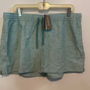 Patagonia elastic draw string shorts -size L